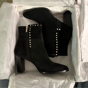 Jimmy Choo Harlow Black Suede Booties 41.5